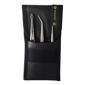Bernstein 120 mm, 150 mm, 160 mm, Steel, ESD Tweezer Set - 5-110 product image
