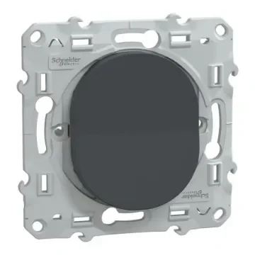 Schneider Electric 1 Way Anthracite Switch Mechanism Ovalis Series - S340205 product image