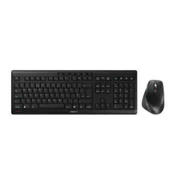 Cherry JD-8550GB-2 Wireless Ergonomic Keyboard & Mouse Set, QWERTY, Black product image