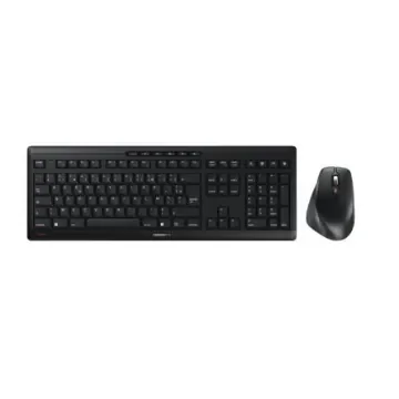 Cherry JD-8550FR-2 Wireless Ergonomic Keyboard & Mouse Set, AZERTY, Black product image