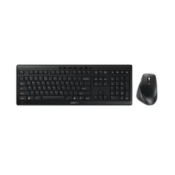 Cherry JD-8550EU-2 Wireless Ergonomic Keyboard & Mouse Set, QWERTY, Black product image