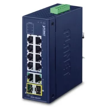 Planet IFGS-1022TF, Network Switch 8 Port Network Switch With PoE RJ-45 product image