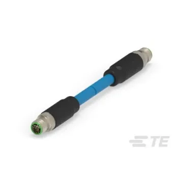 TE Connectivity Straight Male M12 to Straight Male M12 Cable assembly, 3.5m - 1-2317142-6 product image