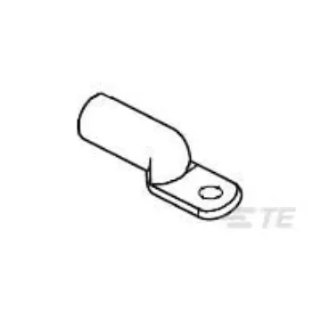 TE Connectivity, COPALUM Uninsulated Ring Terminal, 3/8 Stud Size, Silver - 277148-4 product image