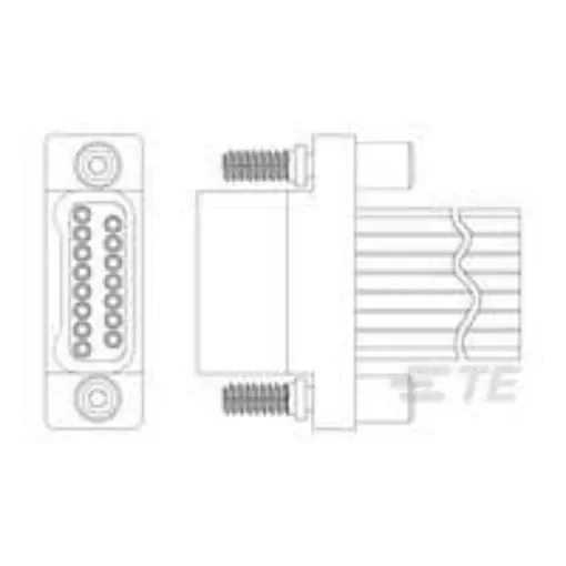 TE Connectivity, Nanonics Series Microminiature Connector For Use With D Sub Connector - 2-1589946-9 product image