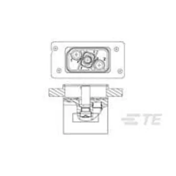 TE Connectivity, AMP Connector Assembly Backplane Connector, Socket, Straight, 2 Way - 1604897-5 product image