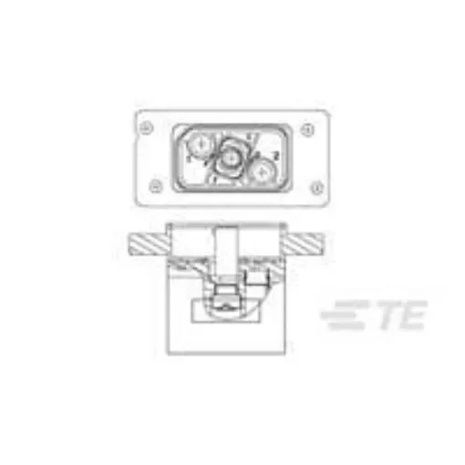 TE Connectivity, AMP Connector Assembly Backplane Connector, Socket, Straight, 2 Way - 1604897-5 product image