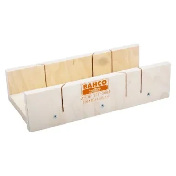 Bahco Wooden Mitre Box With Side Wall, 1 piece - 233-400 product image