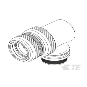 TE Connectivity, TXRSize 15/D Right Angle Circular Connector Backshell, For Use With Connectors - 416179-000 product image