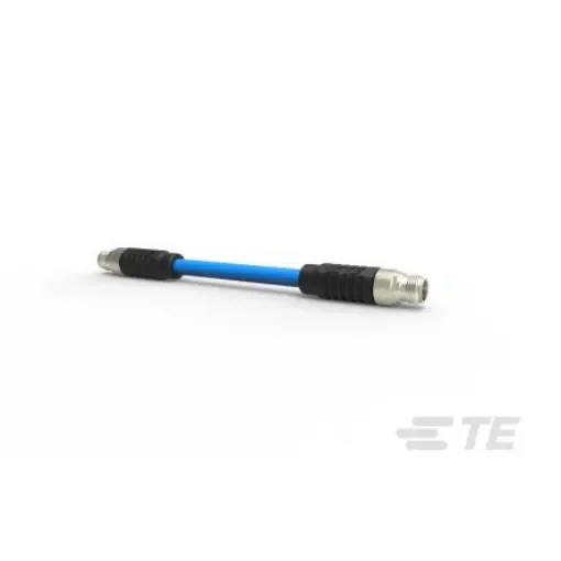 TE Connectivity Straight Male M12 to Straight Male M8 Cable assembly, 9.5m - 1-2322421-8 product image