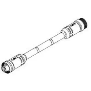 TE Connectivity Straight Male D-Sub to Straight Female D-Sub Cordset, 10m - 1300640245 product image