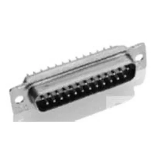 TE Connectivity AMPLIMITE 25 Way Panel Mount D-sub Connector Socket, 2.77mm Pitch, with Screw Holes - 206801-1 product image