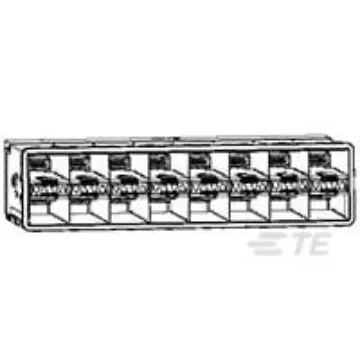 TE Connectivity zSFP+ Cage Assembly 16-Port, 2198346-2 product image