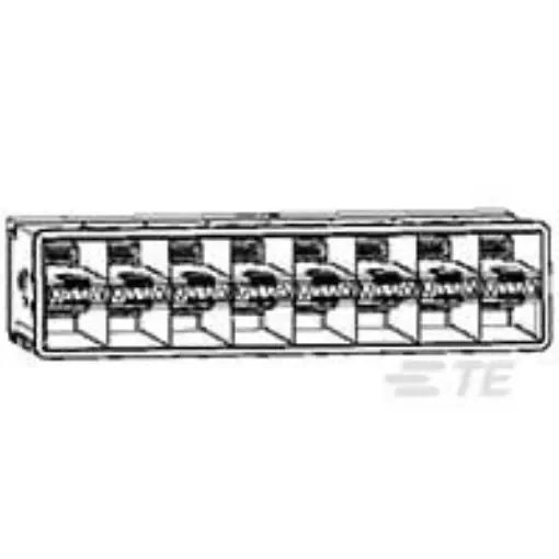 TE Connectivity zSFP+ Cage Assembly 16-Port, 2198346-2 product image