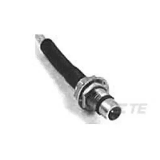TE Connectivity 10598 Series, Plug Panel Mount Circular Coaxial Connector, 50O, Crimp Termination, Straight Body - 1059886-1 product image