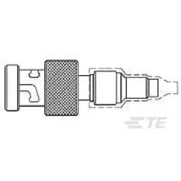 TE Connectivity DK-621 Series Male Ethernet Connector Straight - 390299-000 product image