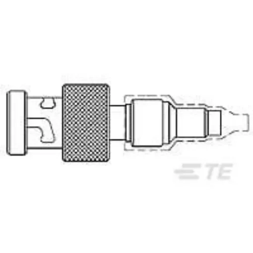 TE Connectivity DK-621 Series Male Ethernet Connector Straight - 390299-000 product image