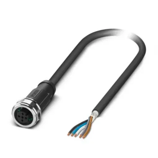 Phoenix Contact Straight Female 5 way M12 to Free Ends Sensor Actuator Cable, 3m - 1476892 product image