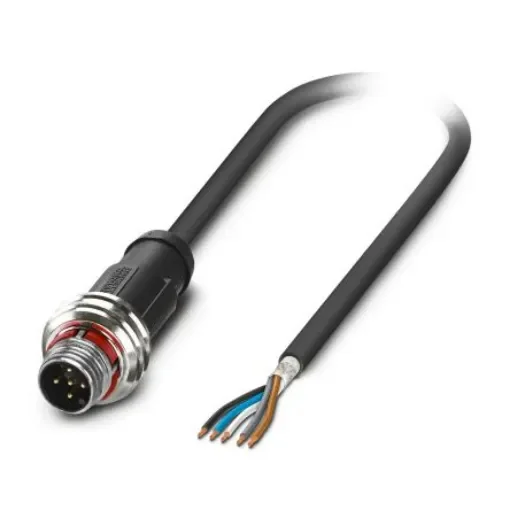 Phoenix Contact Straight Male 5 way M12 to Straight Male 5 way M12 Sensor Cable, 10m - 1476900 product image