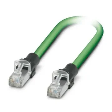 Phoenix Contact1441503, 25m Cat5, Green RJ45 to Male RJ45 Male, Shielded Shielded, Terminated PVC Sheath product image