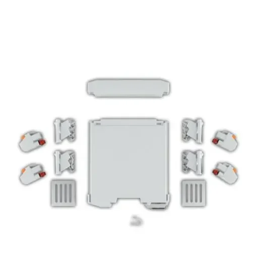 Phoenix Contact ICS25 Series DIN Rail Housing Set for Use with For Mounting On A DIN Rail, 16A - 1342865 product image