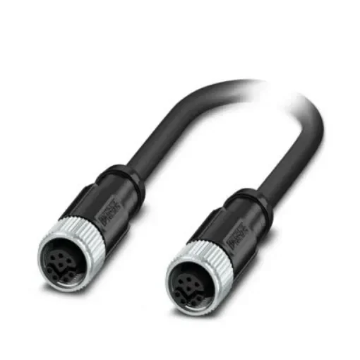 Phoenix ContactNBC, 25m Cat5, Black M12 to Female M12 Female, Shielded Shielded, Terminated Polyurethane Sheath - 1146454 product image