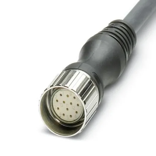 Phoenix Contact Straight Female 12 way M23 to Straight Free Ends Actuator/Sensor Cable, 10m - 1260769 product image