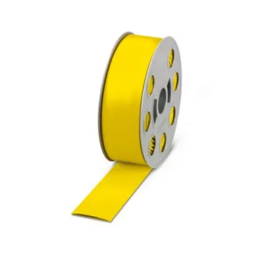 Phoenix Contact Halogen Free Heat Shrink Tubing, Yellow 38.1mm Sleeve Dia. x 15m Length, 804 Series - 0804538 product image