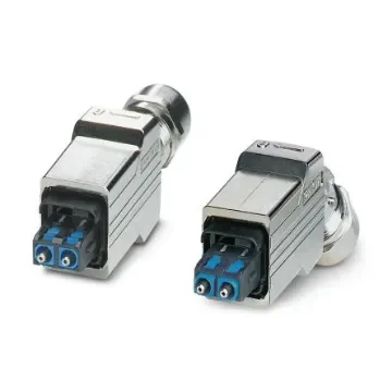 Phoenix Contact, FOC-V14, SCRJ Multimode Duplex Fibre Optic Connector, POF 980/1000µm Fibre Size, 1.5dB Insertion Loss - 1407896 product image