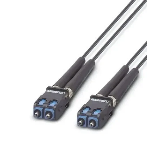 Phoenix Contact SC to SC Duplex Multi Mode Fibre Optic Cable, Black, 1m - 1656738 product image
