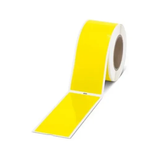 Phoenix Contact EML Adhesive Cable Label, Yellow, for Control Cabinets And Systems, 1688725 product image