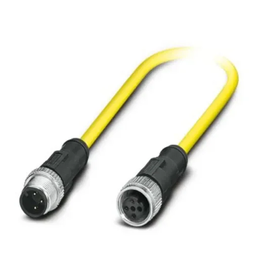 Phoenix Contact Straight Male 3 way M12 to Straight Female 3 way M12 Actuator/Sensor Cable, 5m - 1424971 product image