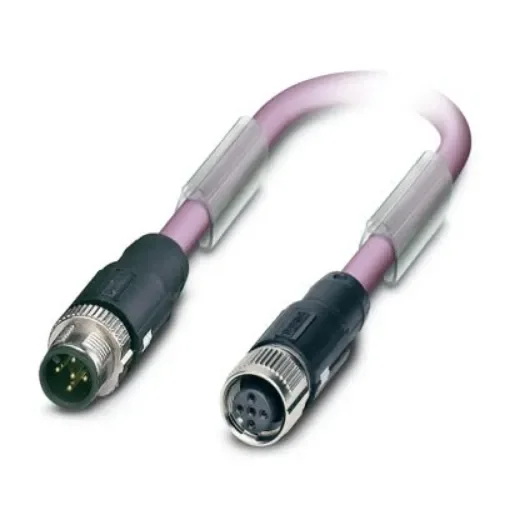 Phoenix Contact Straight Male 2 way M12 to Straight Female 2 way M12 Sensor Actuator Cable, 10m - 1518151 product image