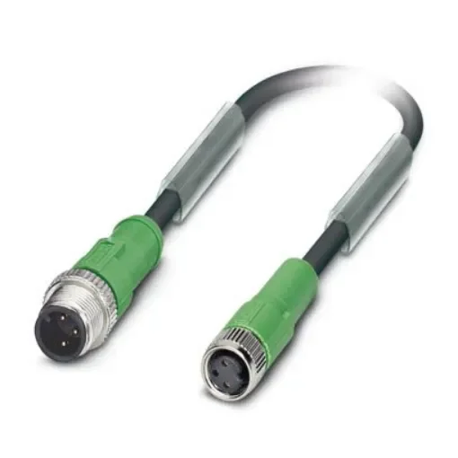 Phoenix Contact Straight Male 3 way M12 to Straight Female 3 way M8 Sensor Actuator Cable, 5m - 1538432 product image