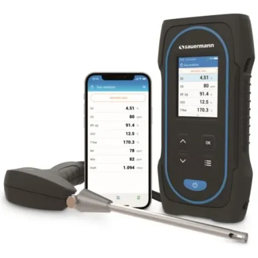 SAUERMANN. Flue Gas Analyser, ±10%, 200mbar Max - SICA 030 KIT 2AS-X product image