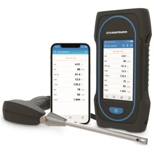 SAUERMANN. Flue Gas Analyser, ±10%, 200mbar Max - SICA 130 KIT 3AHD product image