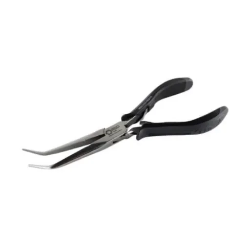 RND RND 550-00275 Pliers, 200 mm Overall, Bent Tip, 75mm Jaw, ESD product image