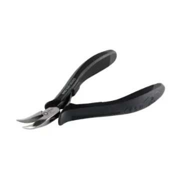 RND RND 550-00265 Pliers, 130 mm Overall, Bent Tip, 20mm Jaw, ESD product image