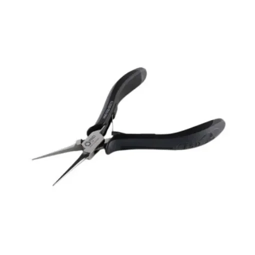 RND RND 550-00273 Pliers, 155 mm Overall, Pointed, Straight Tip, 37mm Jaw, ESD product image