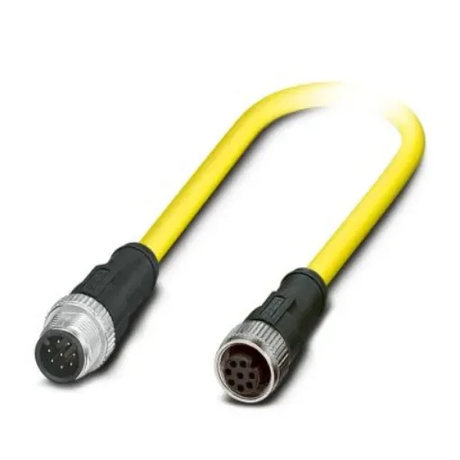 Phoenix Contact Straight Male 8 way M12 to Straight Female 8 way M12 Actuator/Sensor Cable, 20m - 1417916 product image