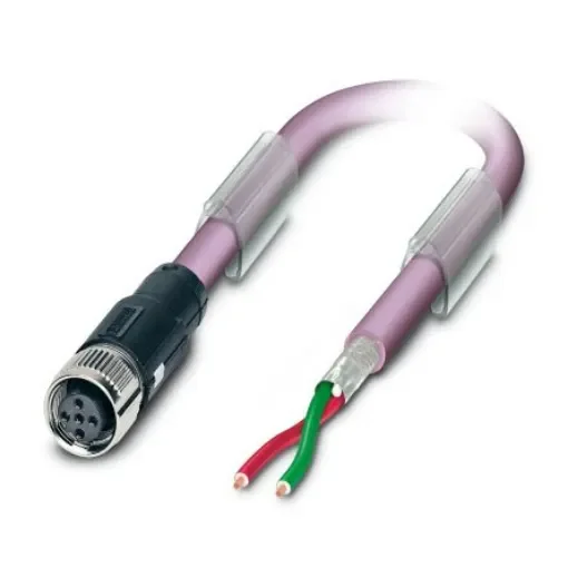 Phoenix Contact Straight Female 2 way M12 to Sensor Actuator Cable, 2m - 1518067 product image