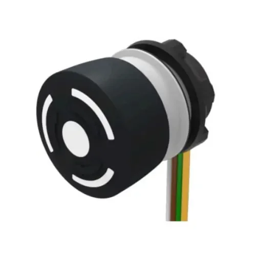 EAO 84-6340 Series Maintained Illuminated Emergency Stop Push Button, Panel Mount, 22.3mm Cutout, DPST, IP65, IP66, IP67 - 84-6340.0040 product image