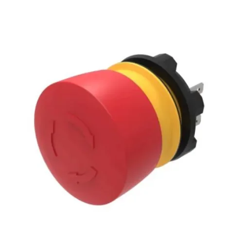 EAO 84-5540.0020 Series Emergency Stop Push Button, Panel Mount, 22.3mm Cutout, IP65, IP66, IP67 product image