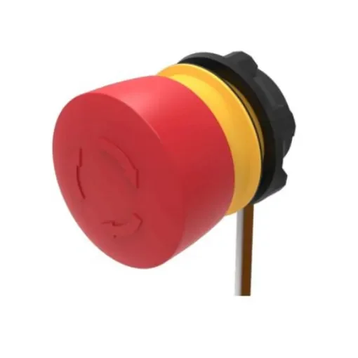 EAO 84-5520 Series Maintained Emergency Stop Push Button, Panel Mount, 22.3mm Cutout, DPST, IP65, IP66, IP67 - 84-5520.0040 product image