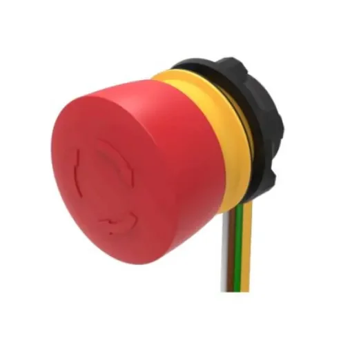 EAO 84-5540 Series Maintained Emergency Stop Push Button, Panel Mount, 22.3mm Cutout, DPST, IP65, IP66, IP67 - 84-5540.0040 product image