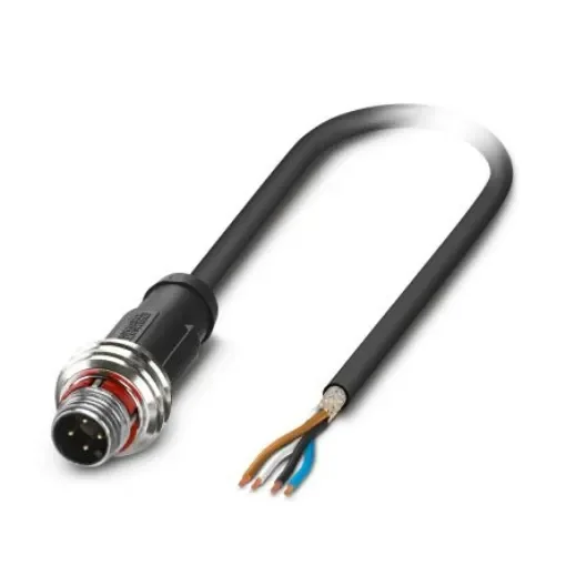 Phoenix Contact Straight Male M12 to Sensor Actuator Cable, 10m - 1476851 product image