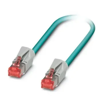 Phoenix Contact1422639, 45m Cat5, Light Blue RJ45 to Male RJ45 Male, Shielded Shielded, Terminated Polyurethane Sheath product image