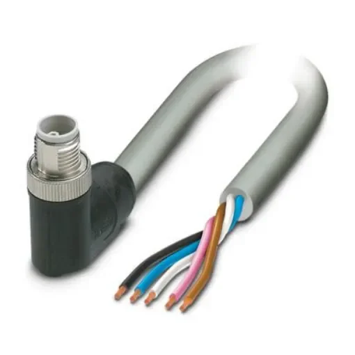 Phoenix Contact SAC, PVC, 5m 5 Core, Grey Polyvinyl Chloride PVC Power Cable +80°C - 1424615 product image