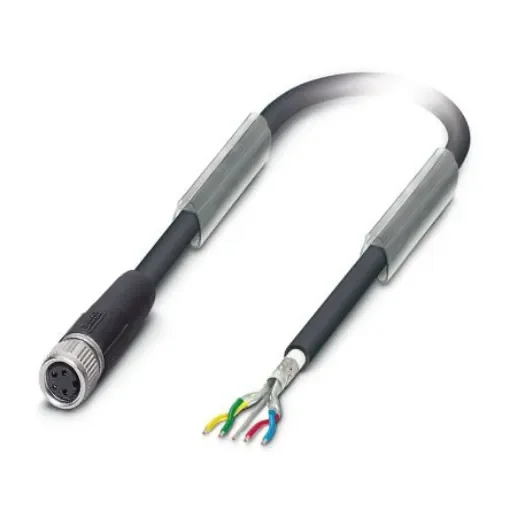 Phoenix Contact Straight Female 4 way M8 to Free Ends Sensor Actuator Cable, 5m - 1543304 product image