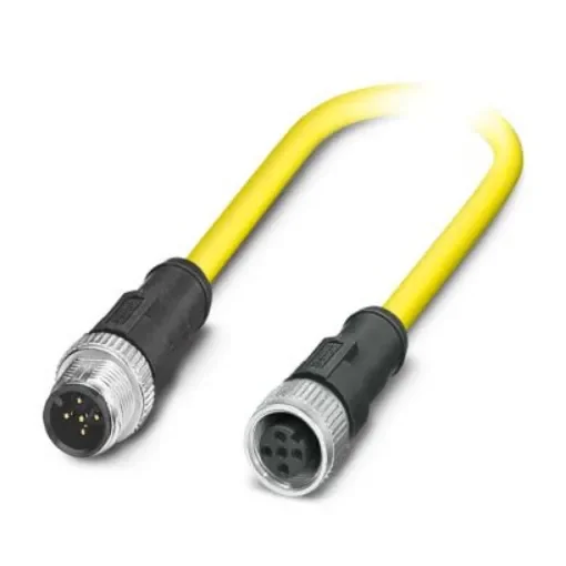 Phoenix Contact Straight Male 5 way M12 to Straight Female 5 way M12 Actuator/Sensor Cable, 3m - 1424986 product image